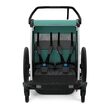 Количка Thule Chariot Lite 2, двойна многоспортна, Синьо//Черен