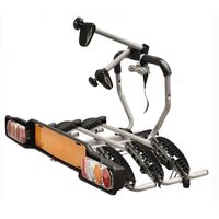 Стойка за велосипеди Peruzzo Siena Fisso 669/3 с приставка на куката за теглене - за 3 велосипеда