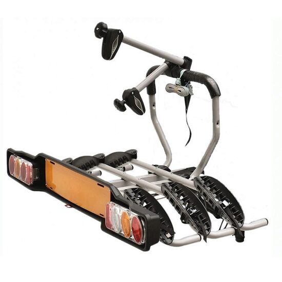 Стойка за велосипеди Peruzzo Siena Fisso 669/3 с приставка на куката за теглене - за 3 велосипеда