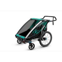 Количка Thule Chariot Lite 2, двойна многоспортна, Синьо//Черен