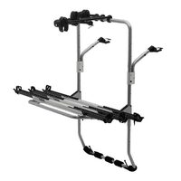 Поддръжка на велосипеди Thule Backpac 973 с монтаж на задната врата за 2-4 велосипеда