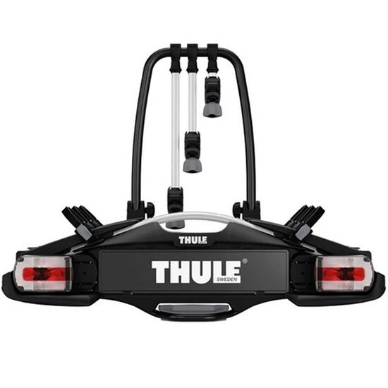 Стойка за велосипеди Thule VeloCompact 927 с приставка на куката за теглене - за 3 велосипеда