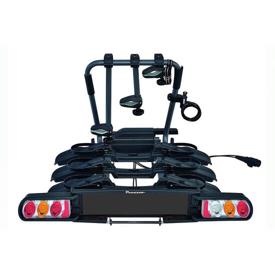 Стойка за велосипеди  Peruzzo Pure Instinct 708/3 с приставка на куката за теглене - за 3 велосипеда